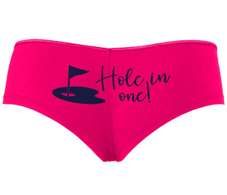 Hole In One - Funny Golf - Fuchsia Boyshort