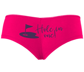 Hole In One - Funny Golf - Fuchsia Boyshort