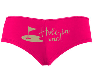 Hole In One - Funny Golf - Fuchsia Boyshort