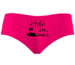 Hole In One - Suggestive Golf - Fuchsia Boyshort