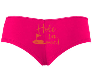 Hole In One - Suggestive Golf - Fuchsia Boyshort