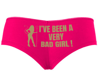 I've Been A Very Bad Girl - Fuchsia Boyshort