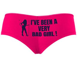 I've Been A Very Bad Girl - Fuchsia Boyshort