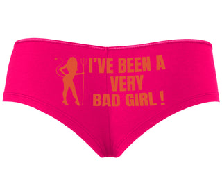 I've Been A Very Bad Girl - Fuchsia Boyshort