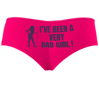 I've Been A Very Bad Girl - Fuchsia Boyshort