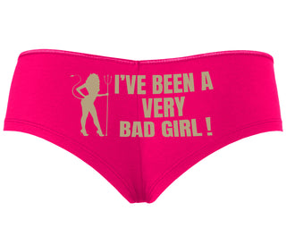 I've Been A Very Bad Girl - Fuchsia Boyshort
