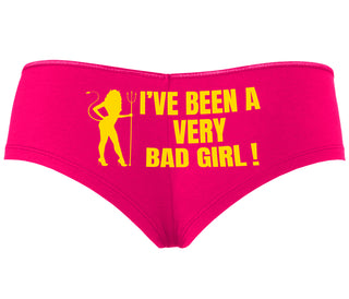 I've Been A Very Bad Girl - Fuchsia Boyshort