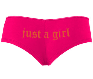 Just A Girl - Fuchsia Boyshort