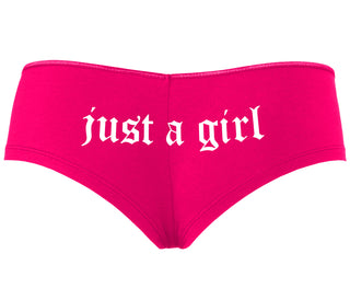 Just A Girl - Fuchsia Boyshort