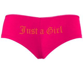 Just A Girl - Fuchsia Boyshort