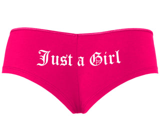 Just A Girl - Fuchsia Boyshort