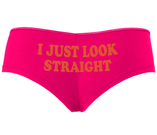 I Just Look Straight - Fuchsia Boyshort
