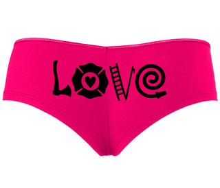 Love Fire Fighter - Fuchsia Boyshort