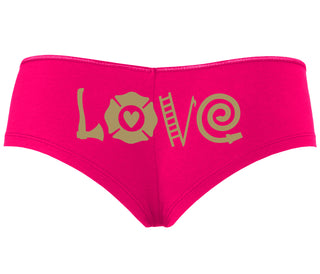 Love Fire Fighter - Fuchsia Boyshort