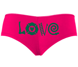 Love Fire Fighter - Fuchsia Boyshort