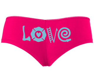 Love Fire Fighter - Fuchsia Boyshort