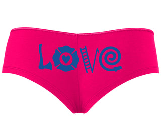 Love Fire Fighter - Fuchsia Boyshort