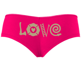 Love Fire Fighter - Fuchsia Boyshort