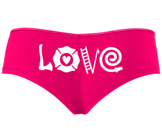 Love Fire Fighter - Fuchsia Boyshort
