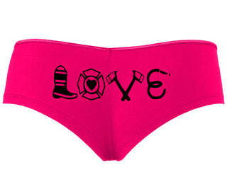 Love Fire Fighter - Fuchsia Boyshort