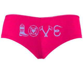 Love Fire Fighter - Fuchsia Boyshort