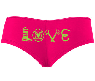 Love Fire Fighter - Fuchsia Boyshort