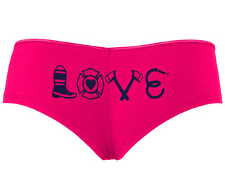 Love Fire Fighter - Fuchsia Boyshort