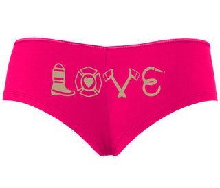 Love Fire Fighter - Fuchsia Boyshort