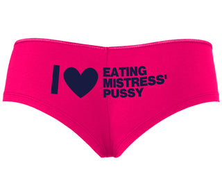 I Love Eating Mistress's Pussy - Fuchsia Boyshort