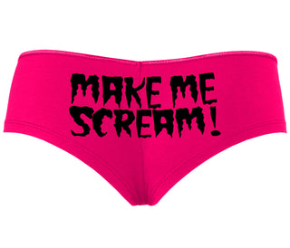 Make Me Scream - Fuchsia Boyshort