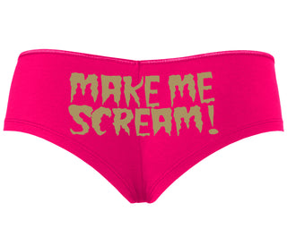 Make Me Scream - Fuchsia Boyshort