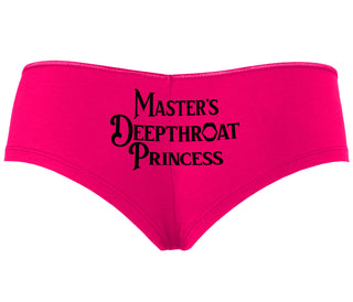 Master's Deepthroat Princess - Fuchsia Boyshort