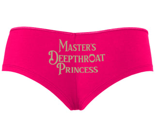 Master's Deepthroat Princess - Fuchsia Boyshort
