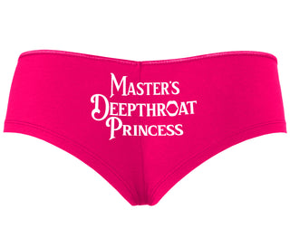 Master's Deepthroat Princess - Fuchsia Boyshort