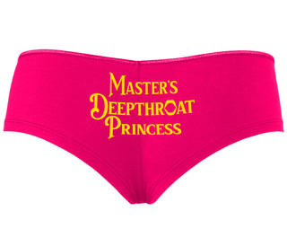 Master's Deepthroat Princess - Fuchsia Boyshort