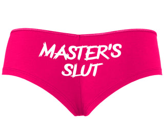 Master's Slut - Fuchsia Boyshort