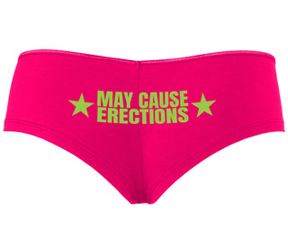 May Cause Erections - Fuchsia Boyshort