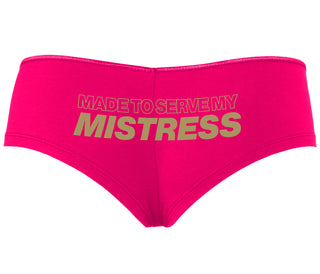 Made To Serve My Mistress - Fuchsia Boyshort