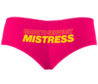 Made To Serve My Mistress - Fuchsia Boyshort