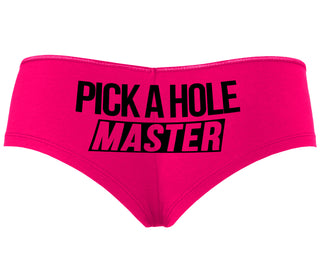 Pick A Hole Master - Fuchsia Boyshort