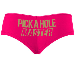 Pick A Hole Master - Fuchsia Boyshort