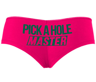 Pick A Hole Master - Fuchsia Boyshort