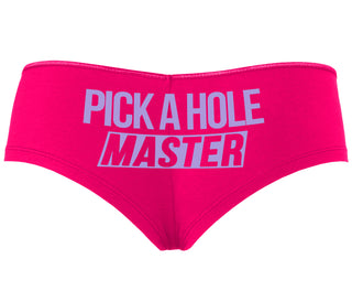 Pick A Hole Master - Fuchsia Boyshort