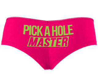 Pick A Hole Master - Fuchsia Boyshort