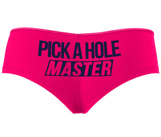 Pick A Hole Master - Fuchsia Boyshort