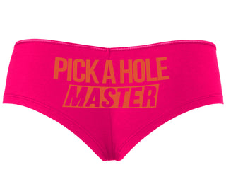 Pick A Hole Master - Fuchsia Boyshort