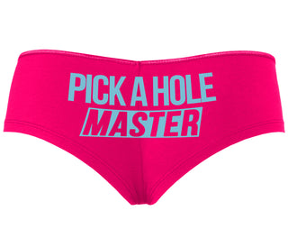 Pick A Hole Master - Fuchsia Boyshort