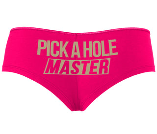 Pick A Hole Master - Fuchsia Boyshort