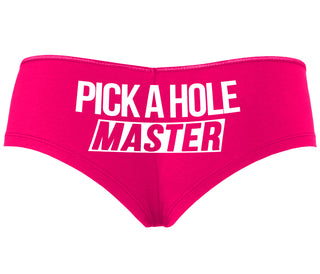 Pick A Hole Master - Fuchsia Boyshort