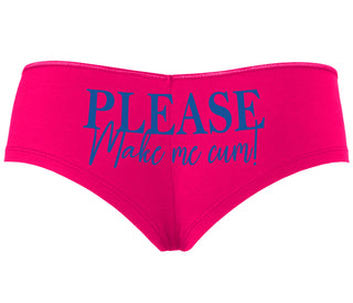 Please Make Me Cum - Fuchsia Boyshort